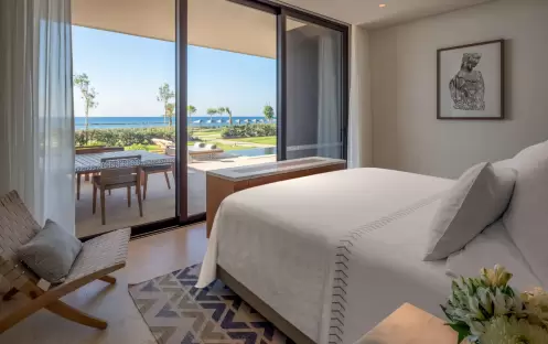 AMARA HOTEL - ONE BEDROOM SEAFRONT CABANA  BEDROOM
